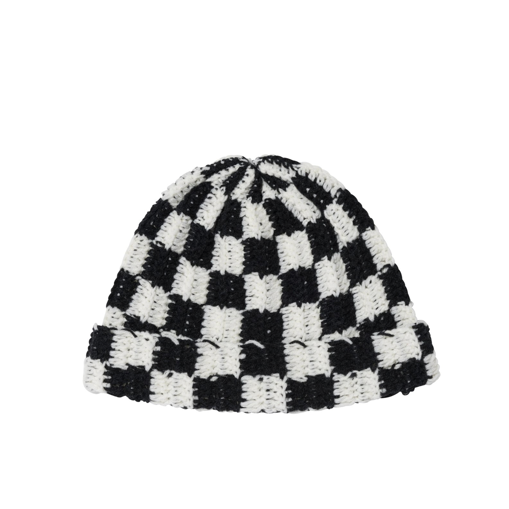 Stussy Crochet Checker Beanie Black 1321062