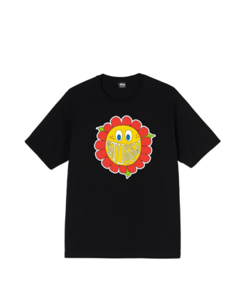 Stussy Happy Flower Tee Black 1904708