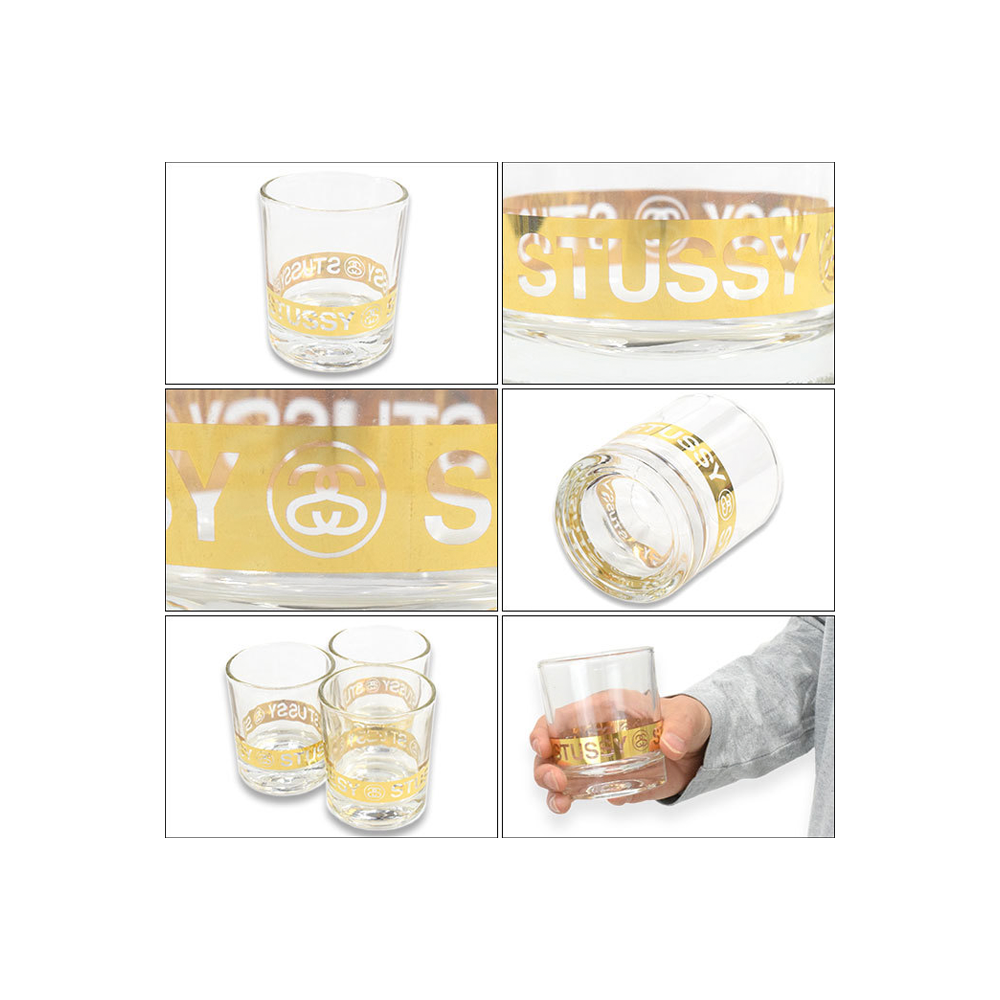 Stussy High Ball Glass Set Clear 138550