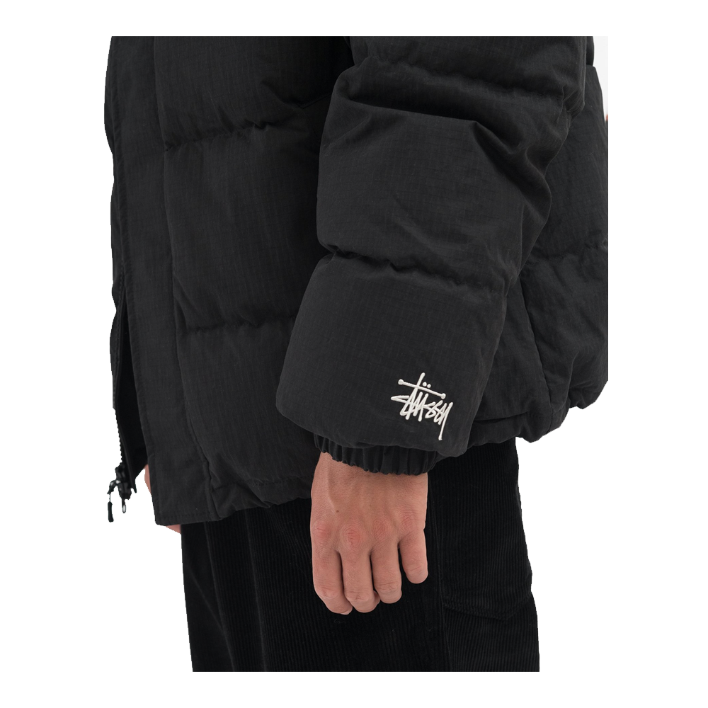 Stussy Ripstop Down Puffer Jacket Black 115544