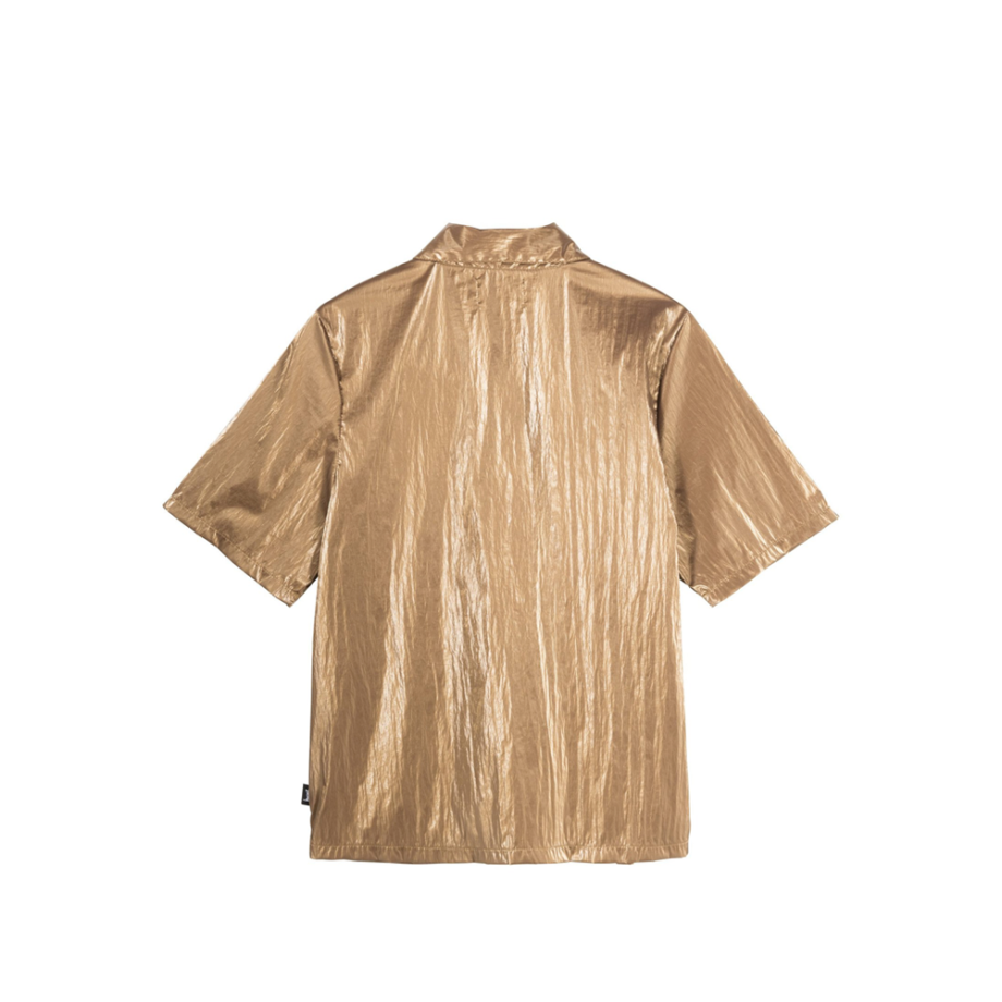 Stussy Shiny Button Down Bronze 211183