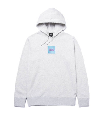 Huf Domestic Box Embroidery Pullover Hoodie Athletic Heather PF00388