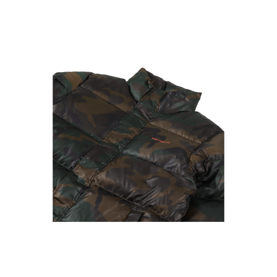 Carhartt Wip Deming Jacket Camo Evergreen/Brick Orange I025113-57