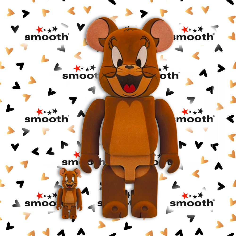 Medicom Toy Jerry Flocky Edition Bearbrick Set 100% 400%