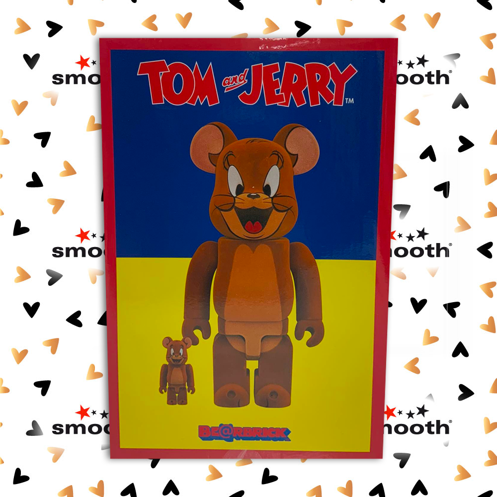 Medicom Toy Jerry Flocky Edition Bearbrick Set 100% 400%