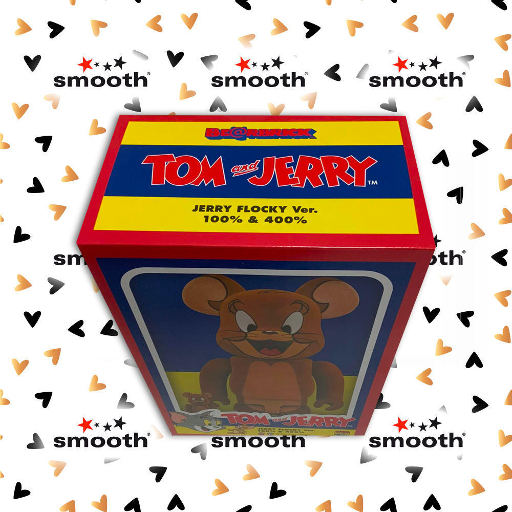 Medicom Toy Jerry Flocky Edition Bearbrick Set 100% 400%