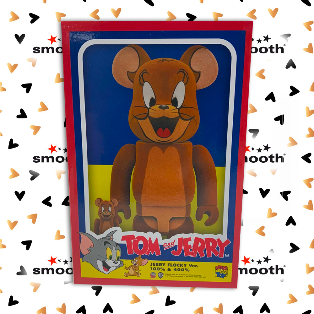 Medicom Toy Jerry Flocky Edition Bearbrick Set 100% 400%