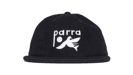 By Parra Bird Dodging Ball 6 Panel Hat Black 42930