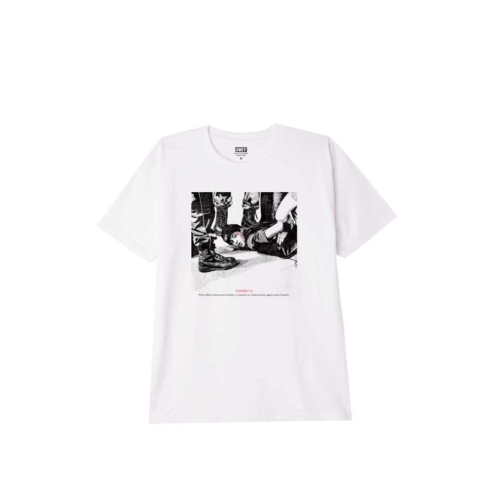 Obey High Cost Of Free Speech Classic T-Shirt White 165262903