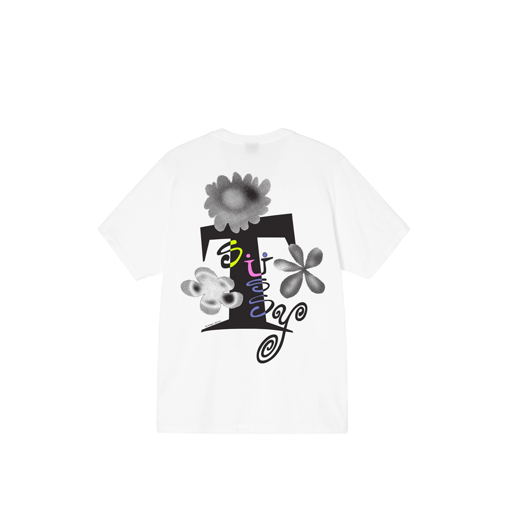 Stussy Acid Flowers Tee White 1904737