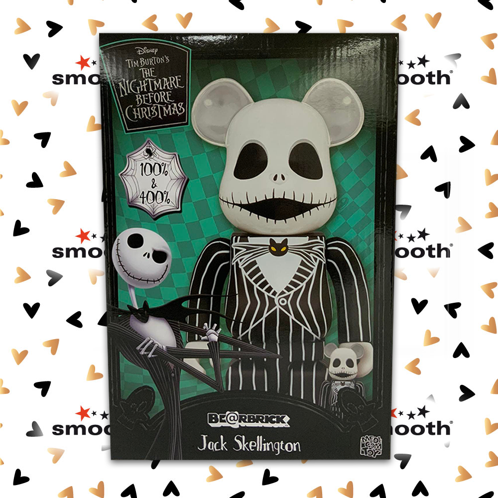 Medicom Toy Jack Skellington Bearbrick Set 100% 400%