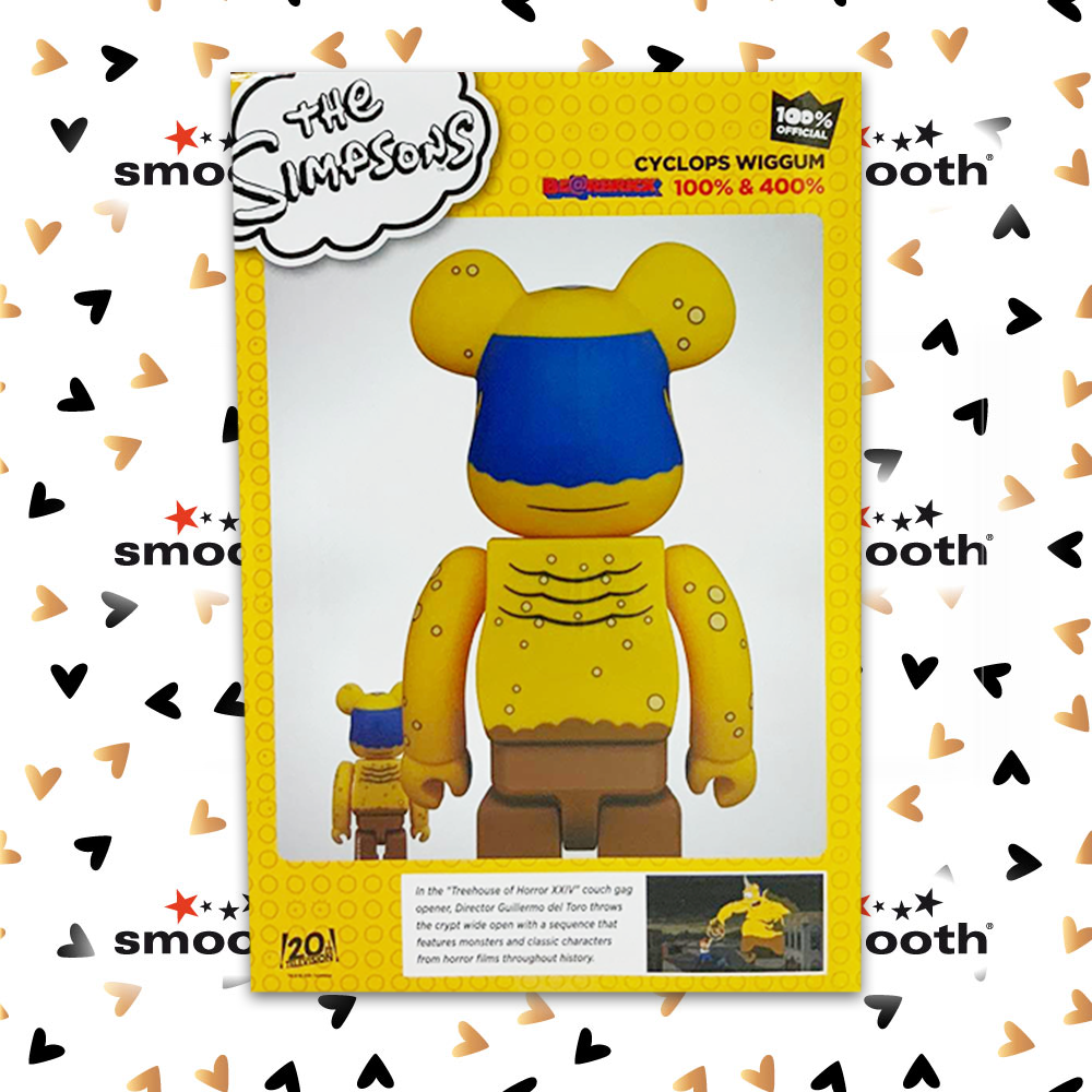 Medicom Toy Simpsons Cyclops Bearbrick Set 100% 400%