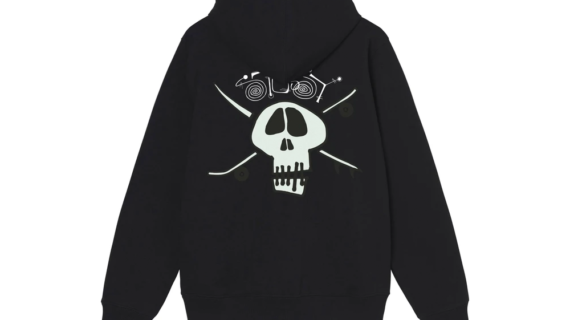 Stussy Surf Skate Skull Hoodie Black 1924746