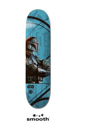 Element x Star Wars Mando Card Skateboard Deck 8.0" U4DCK4-ELF0