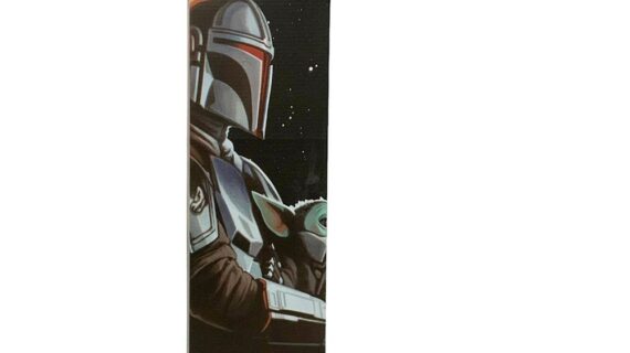 Element x Star Wars Mandalorian Beskar Skateboard Deck 8.25