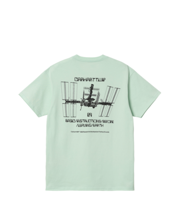 Carhartt Wip S/S Leaving Earth T-Shirt Pale Spearmint/Black I030196-23