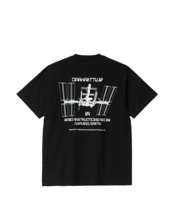 Carhartt Wip S/S Leaving Earth T-Shirt Pale Black/White I030196-3
