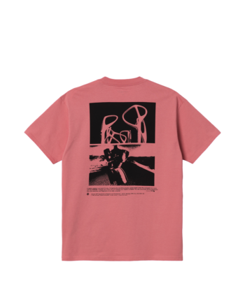Carhartt Wip S/S Structures T-Shirt Rothko Pink/Black I030187-16