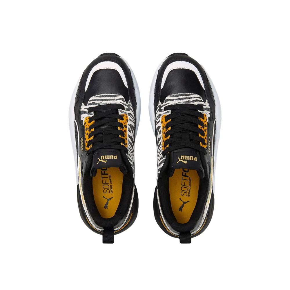 Puma uma X-Ray² Safari Women’s Black Saffron/Yellow White 383822-01