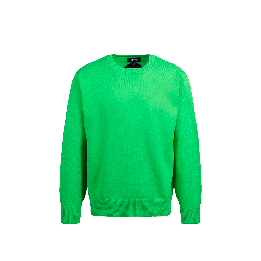 Stussy Bent Crown Sweater Lime 117130