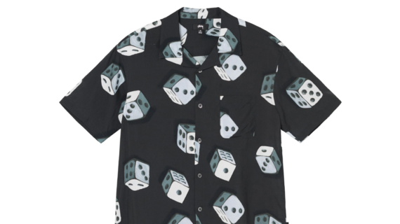 Stussy Dice Pattern Shirt Black 1110215