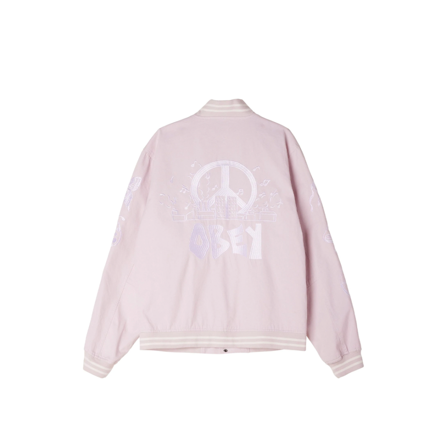 Obey Cherub Jacket Purple Paste 121800498