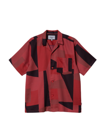 Carhartt Wip S/S Geo Shirt Print/Red I030040-9