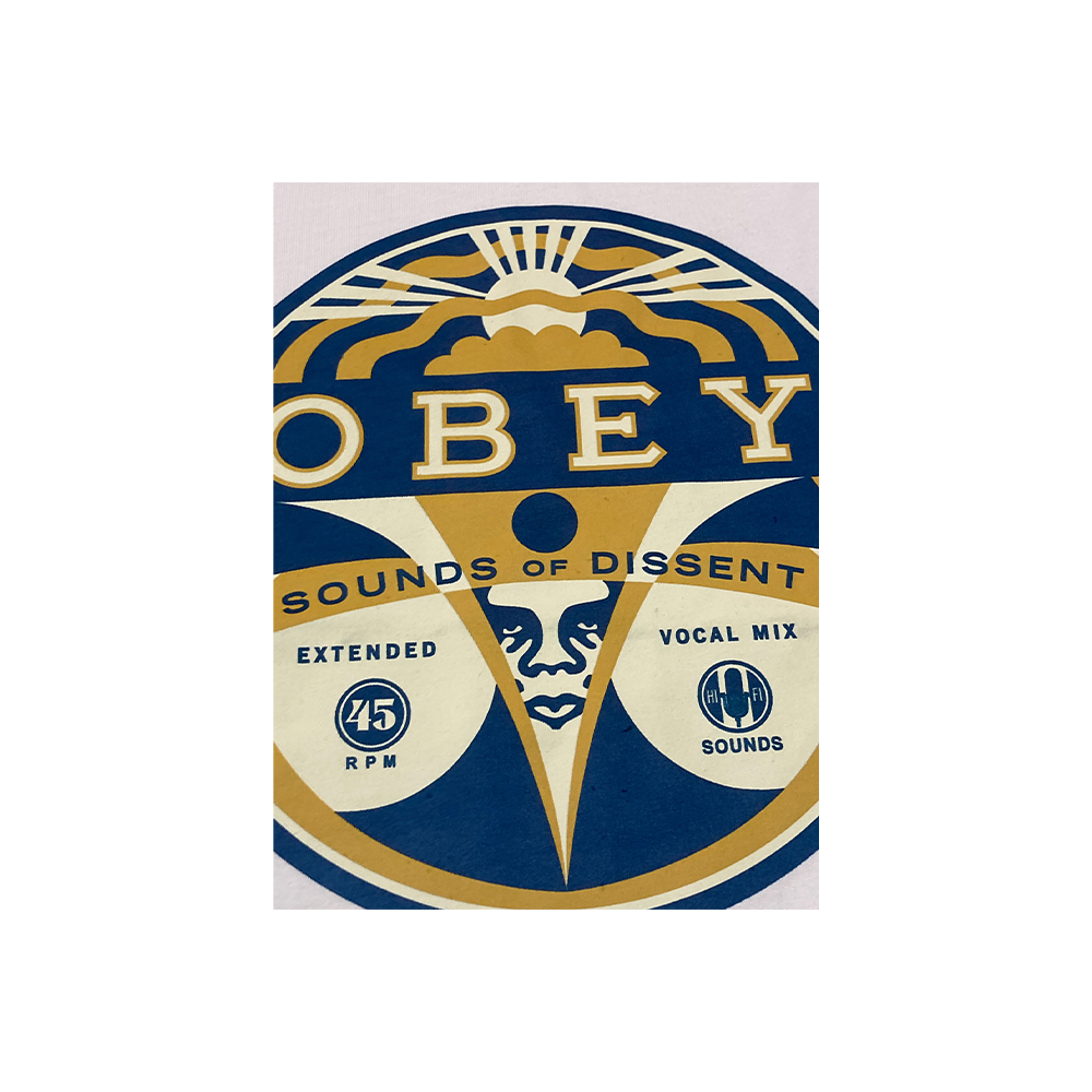 Obey Sound Of Dissent 45 Organic Pigment Dyed T-Shirt Golden Harvest 163592982