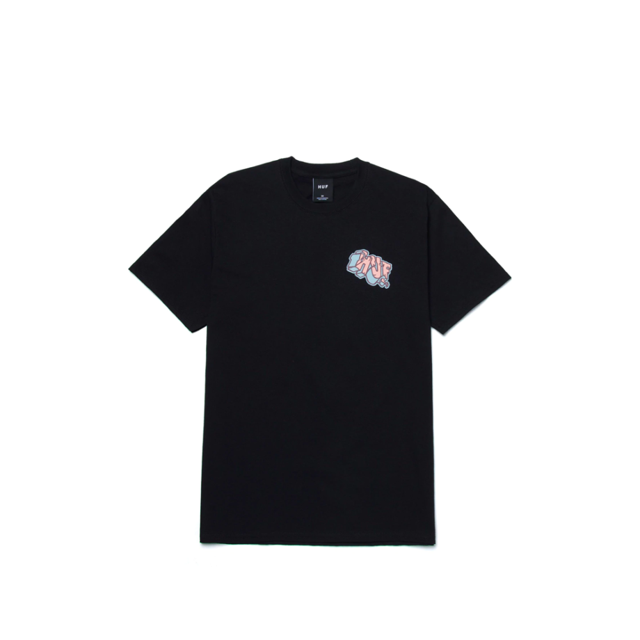 Huf Quake Triple Triangle S/S T-Shirt Black TS01649