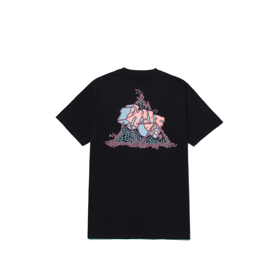 Huf Quake Triple Triangle S/S T-Shirt Black TS01649