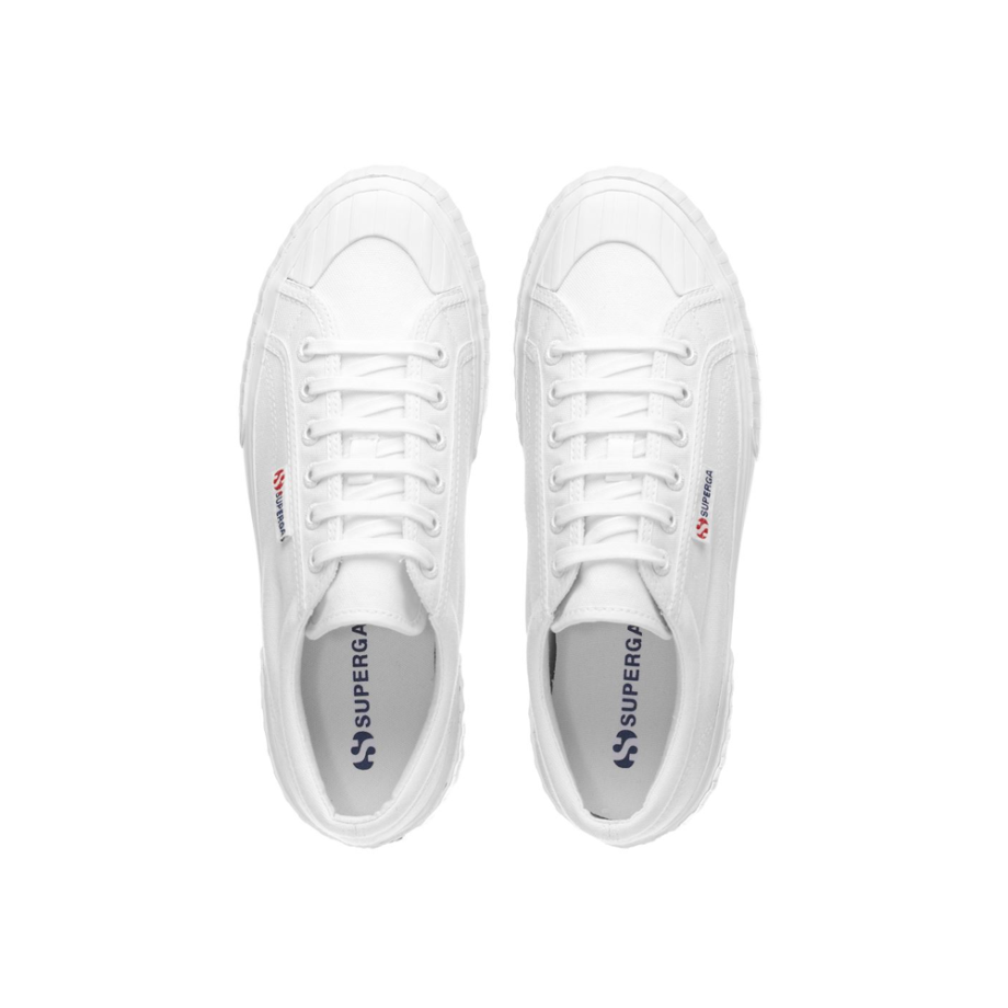 Superga 2631 Stripe Platform White S5111SW