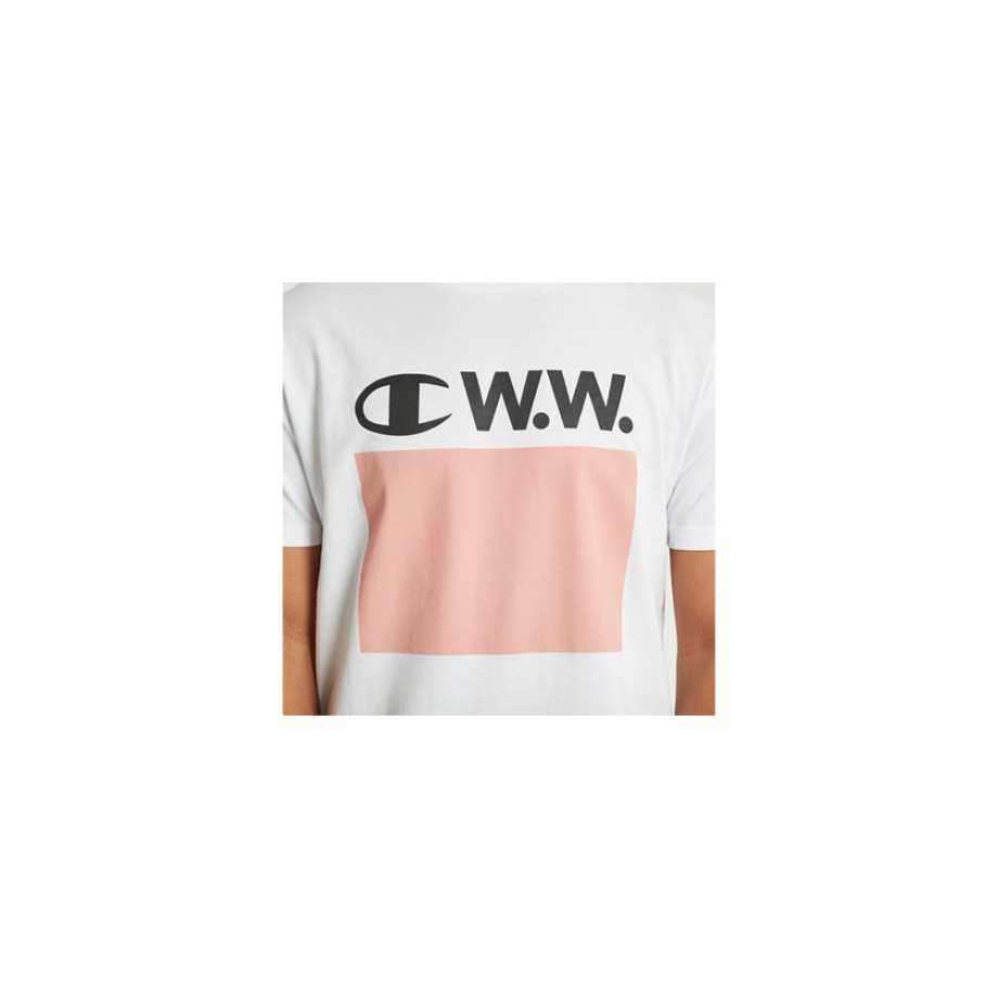 Wood Wood x Champion Alec T-Shirt Bright White 211085