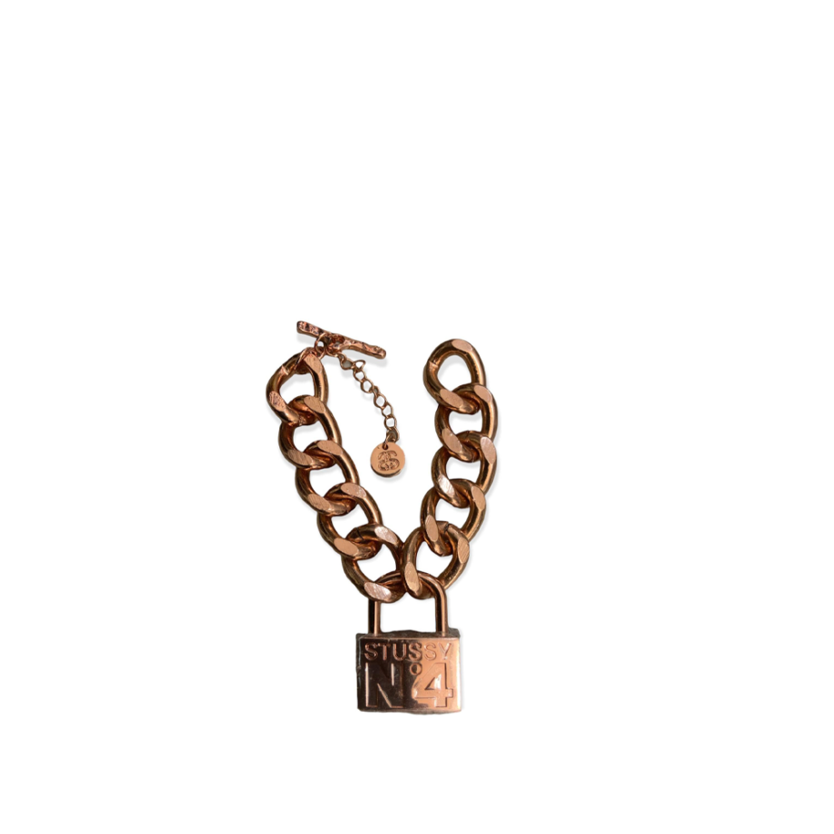 Stussy Lock Bracelet No. 4 Rose Gold 239047