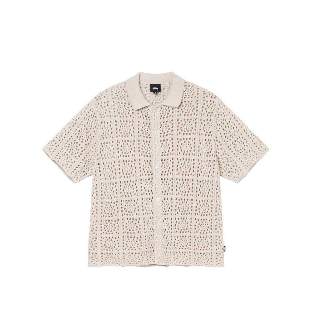 Stussy Crochet Shirt Natural 117127