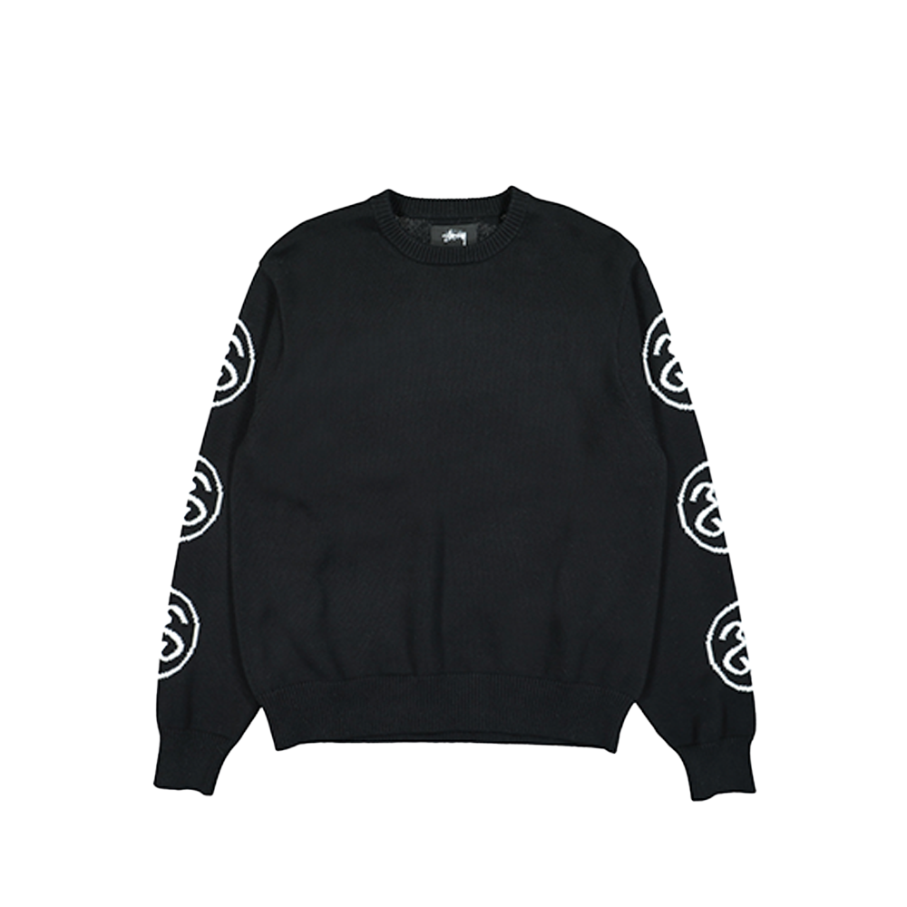 Stussy S/S Link Sweater Black 117133