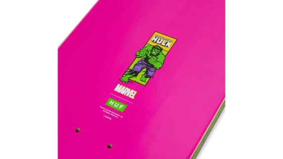 Huf x Marvel Radiate Skateboard Deck Green AC00763 8.25