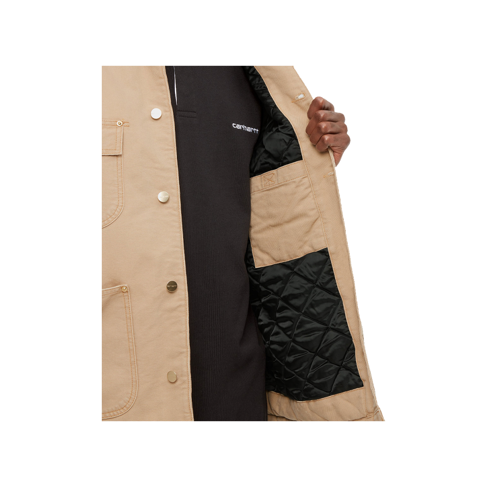 Carhartt WIP OG Chore Coat I027357 Dusty H Brown/Black Aged Canvas