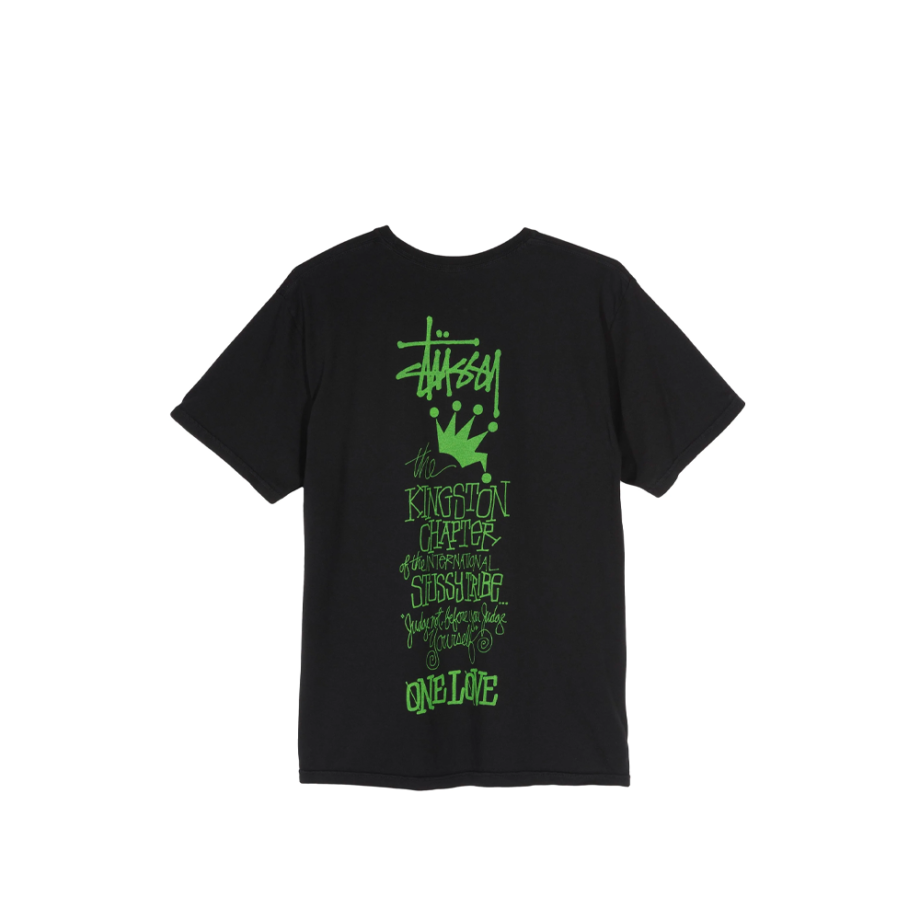 Stussy Kingston Chapter Pigment Dyed Tee Black 1904440