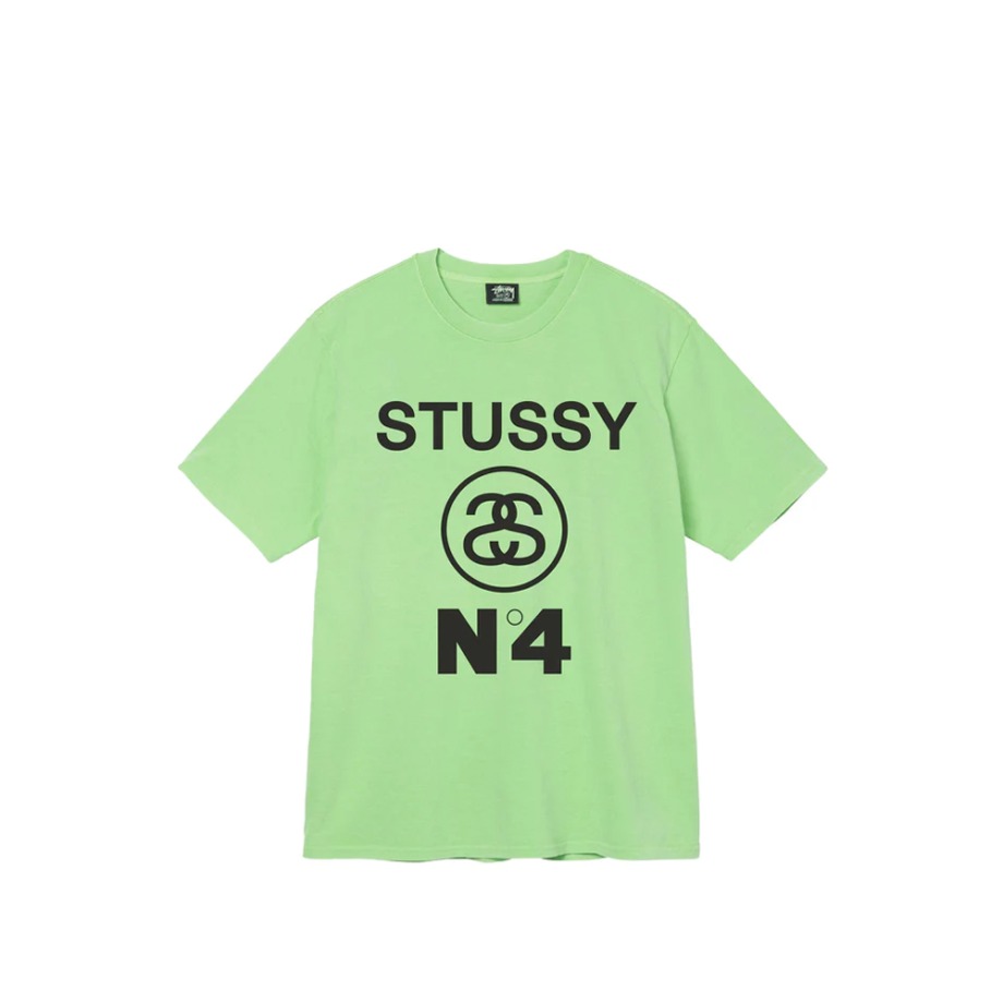 Stussy No.4 Pigment Dyed Tee Green 190804