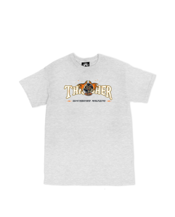 Thrasher Fortune Logo T-Shirt Ash Grey