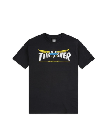 Thrasher Future Logo T-Shirt Black