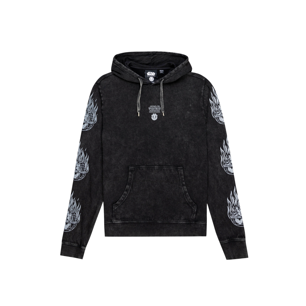 Element x Star Wars Deathstar Hoodie Washed Black F2HOC4ELF2