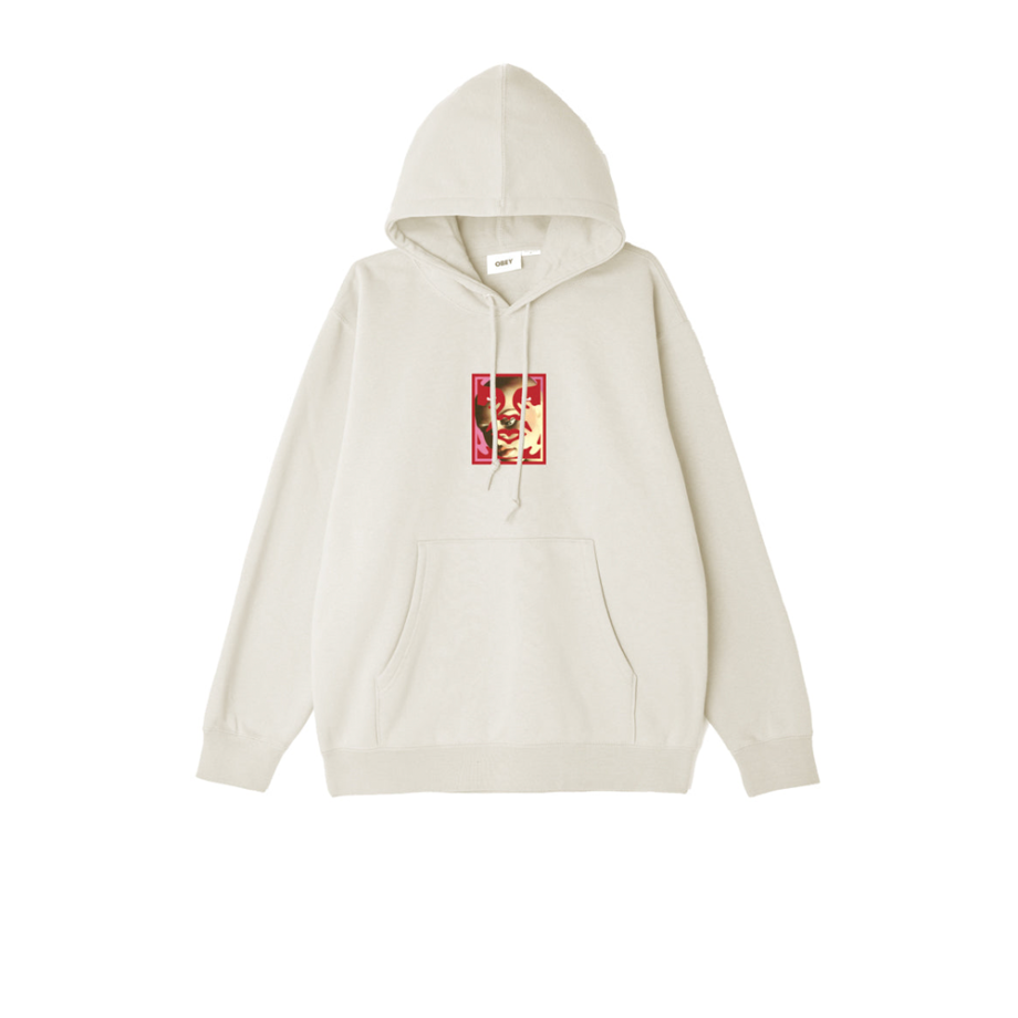 Obey Double Face Hoodie Unbleached 112843150