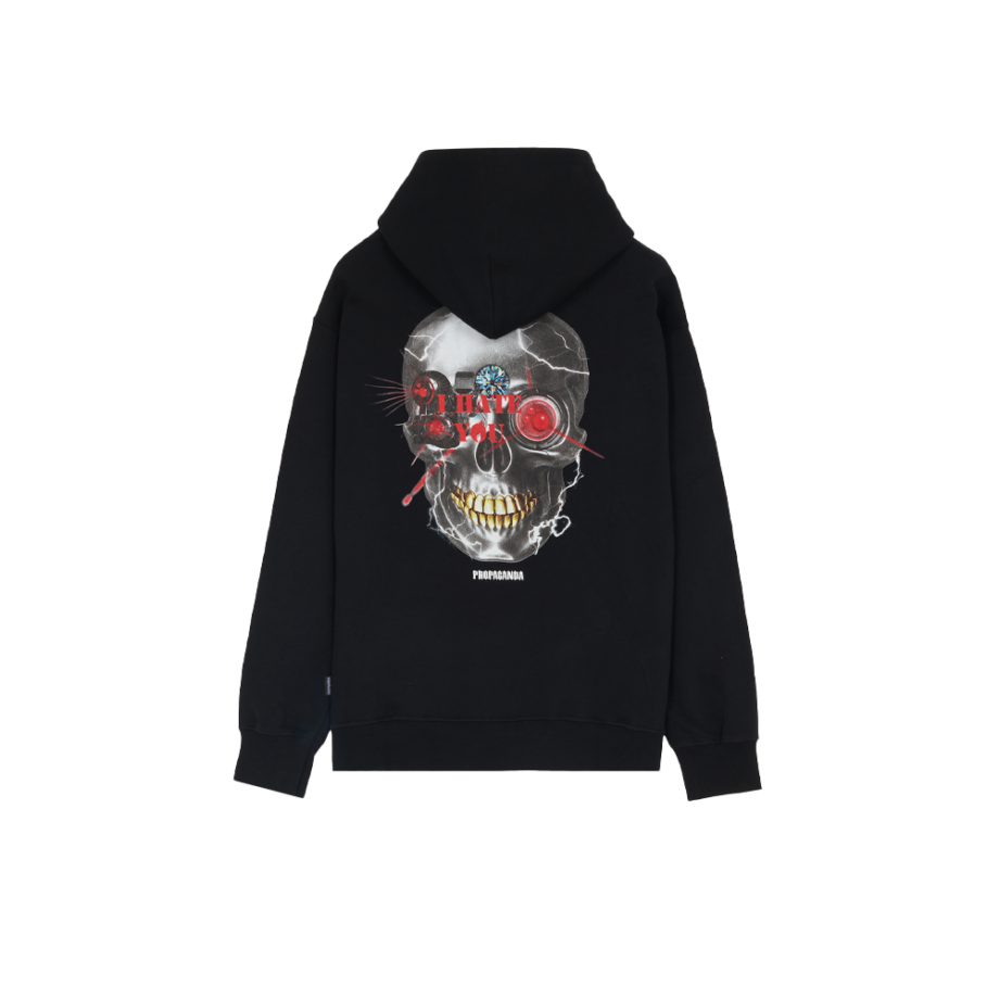 Propaganda Terminator Hoodie Black 22FWPRFE707