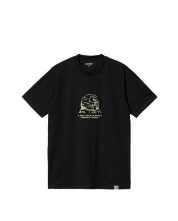 Carhartt Wip SS Piece Of Work T-shirt BlackMisty Sage I031026-15