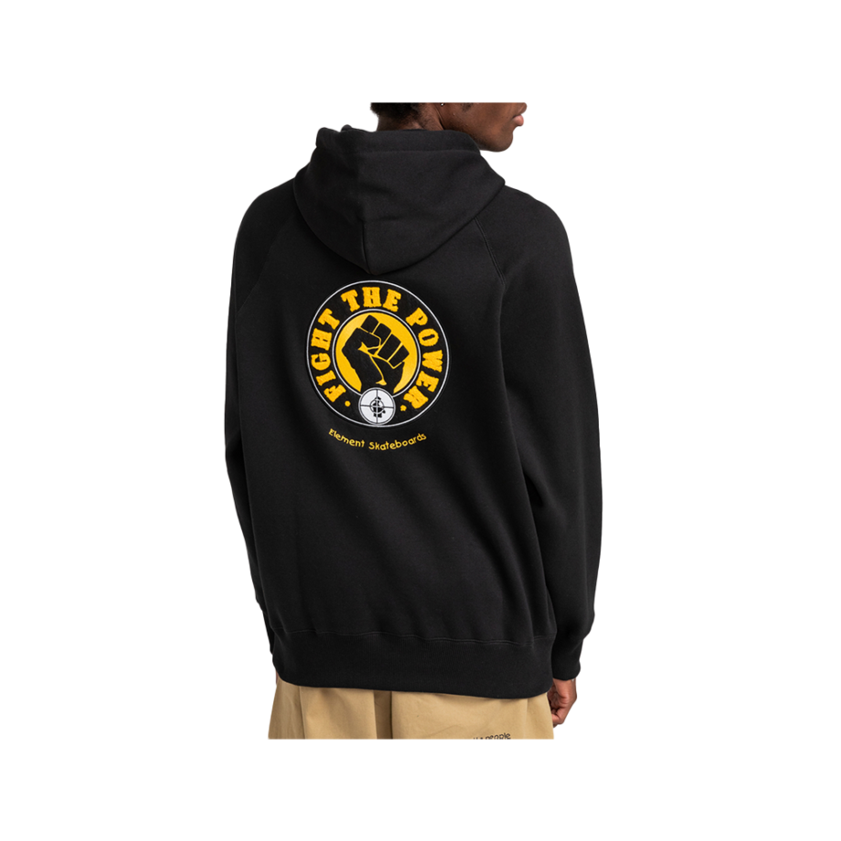 Element x Public Enemy Power Hoodie Flint Black F1HOC3ELF2