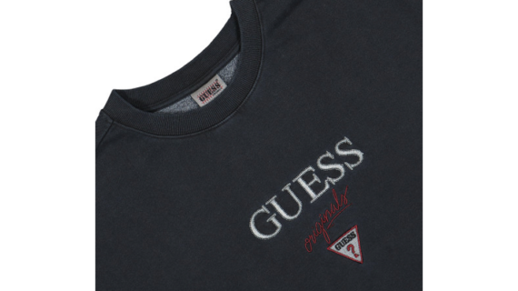 Guess Originals Baker Logo Sweatshirt Black M2BQ09K9YH1