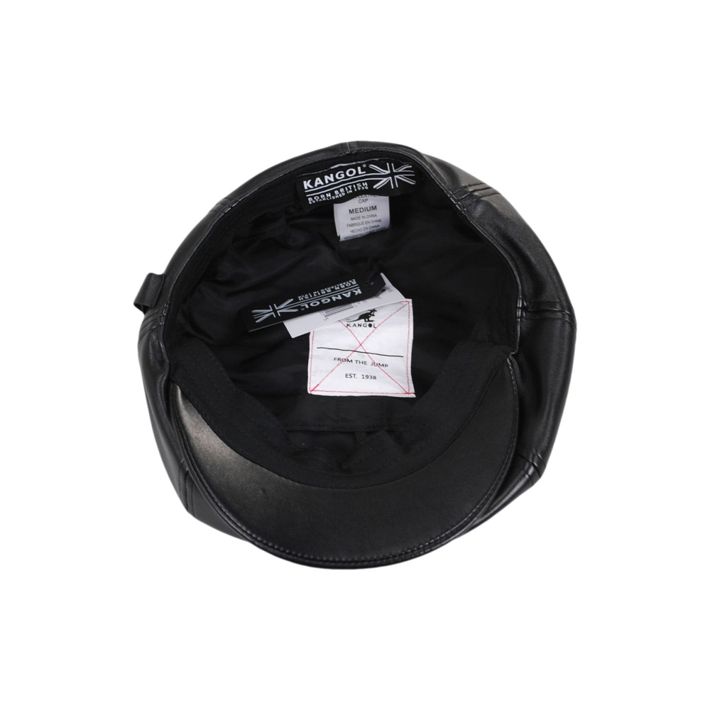 Kangol Faux Leather Cap Black K5313