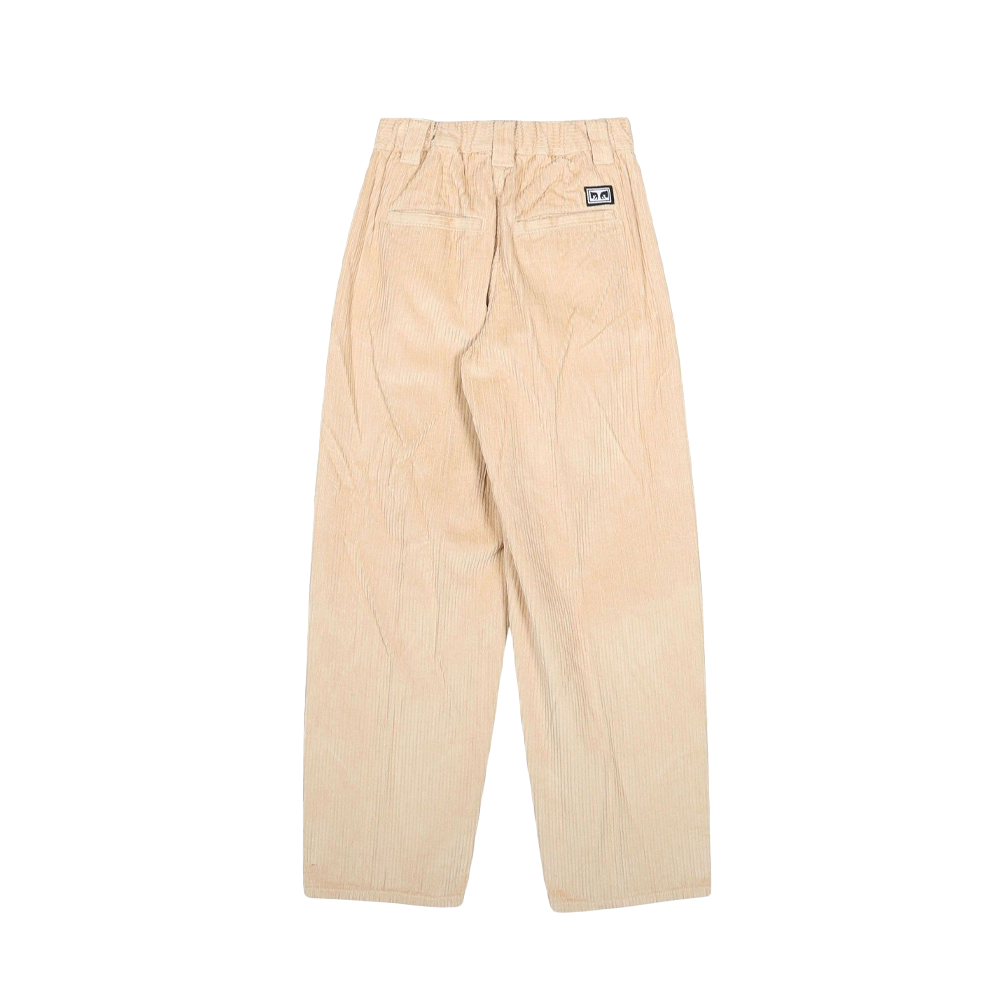 Obey Luna Baggy Cord Pants Irish Cream 242000111