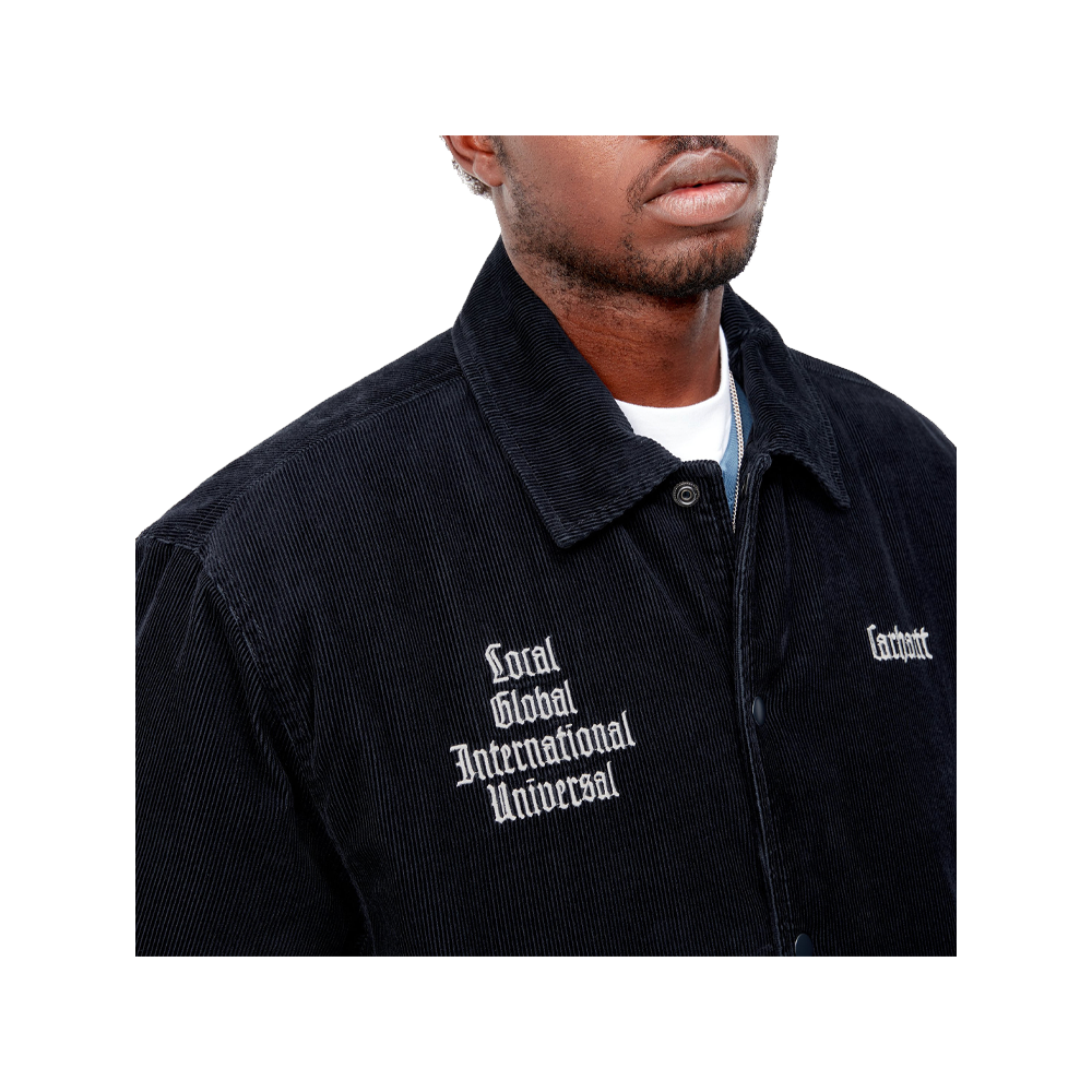 Carhartt Wip Letterman Jacket Dark Navy Wax I030819-3
